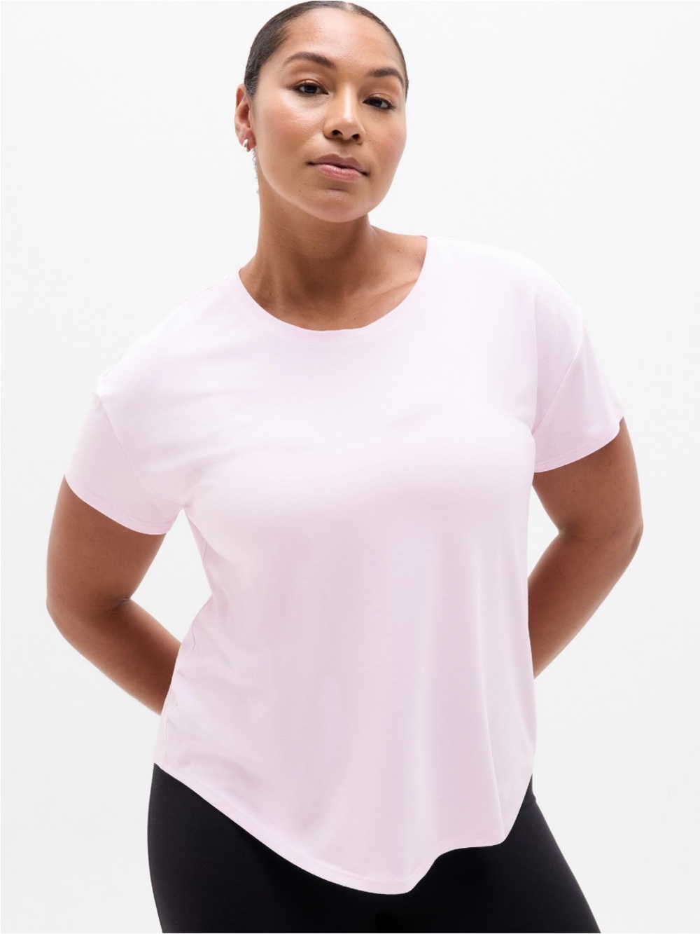 Athleta ‘With Ease’ Tee in Light Pink